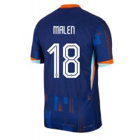 Camisa de time de futebol Holanda Donyell Malen #18 Replicas 2º Equipamento Europeu 2024 Manga Curta